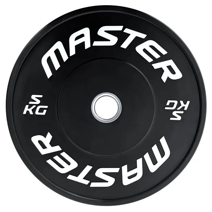Master Fitness Bumperplate, svart