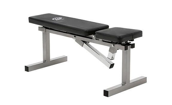 Master fitness bench silver 1